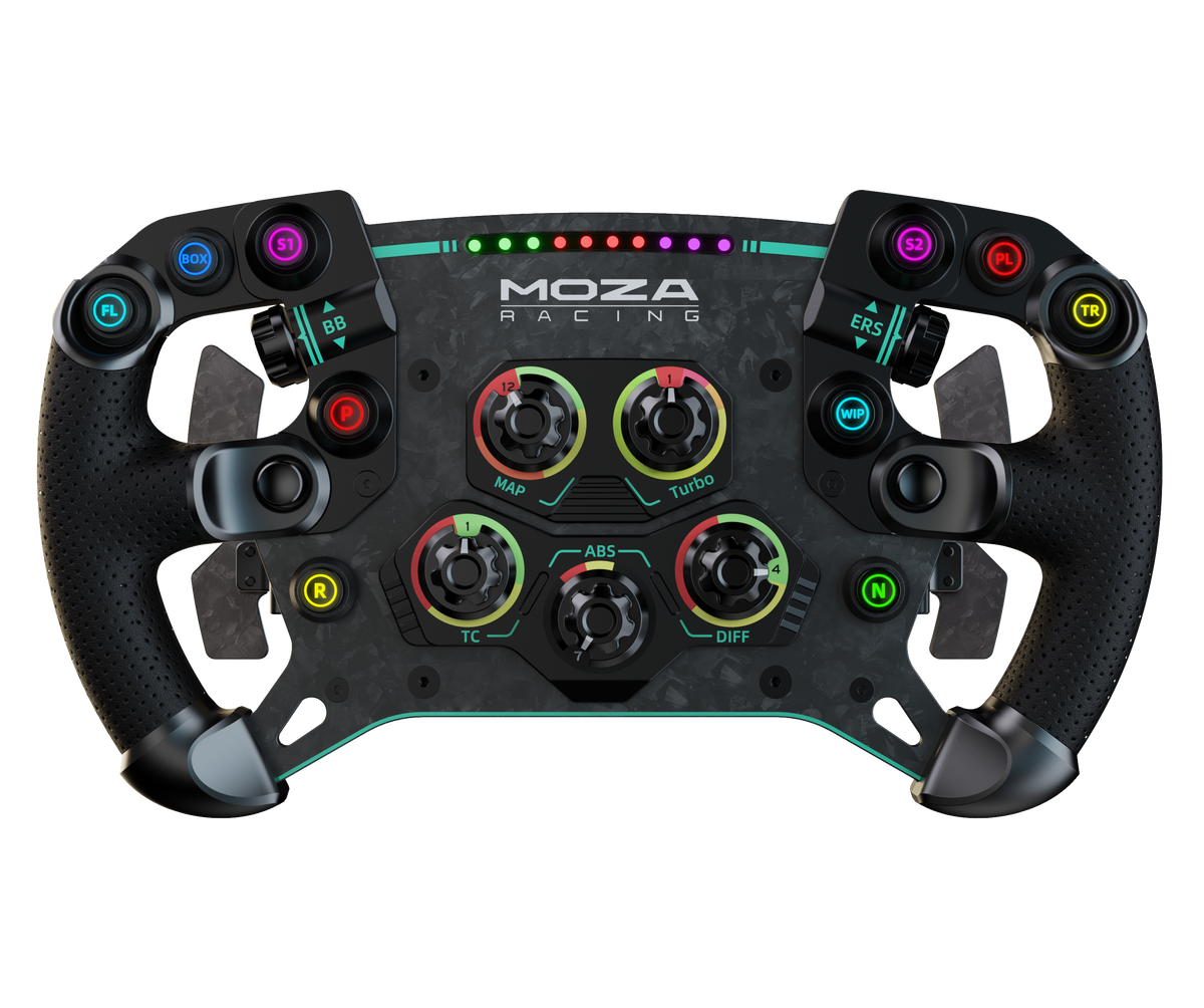 Moza Racing GS V2P Steering Wheel Faux Leather