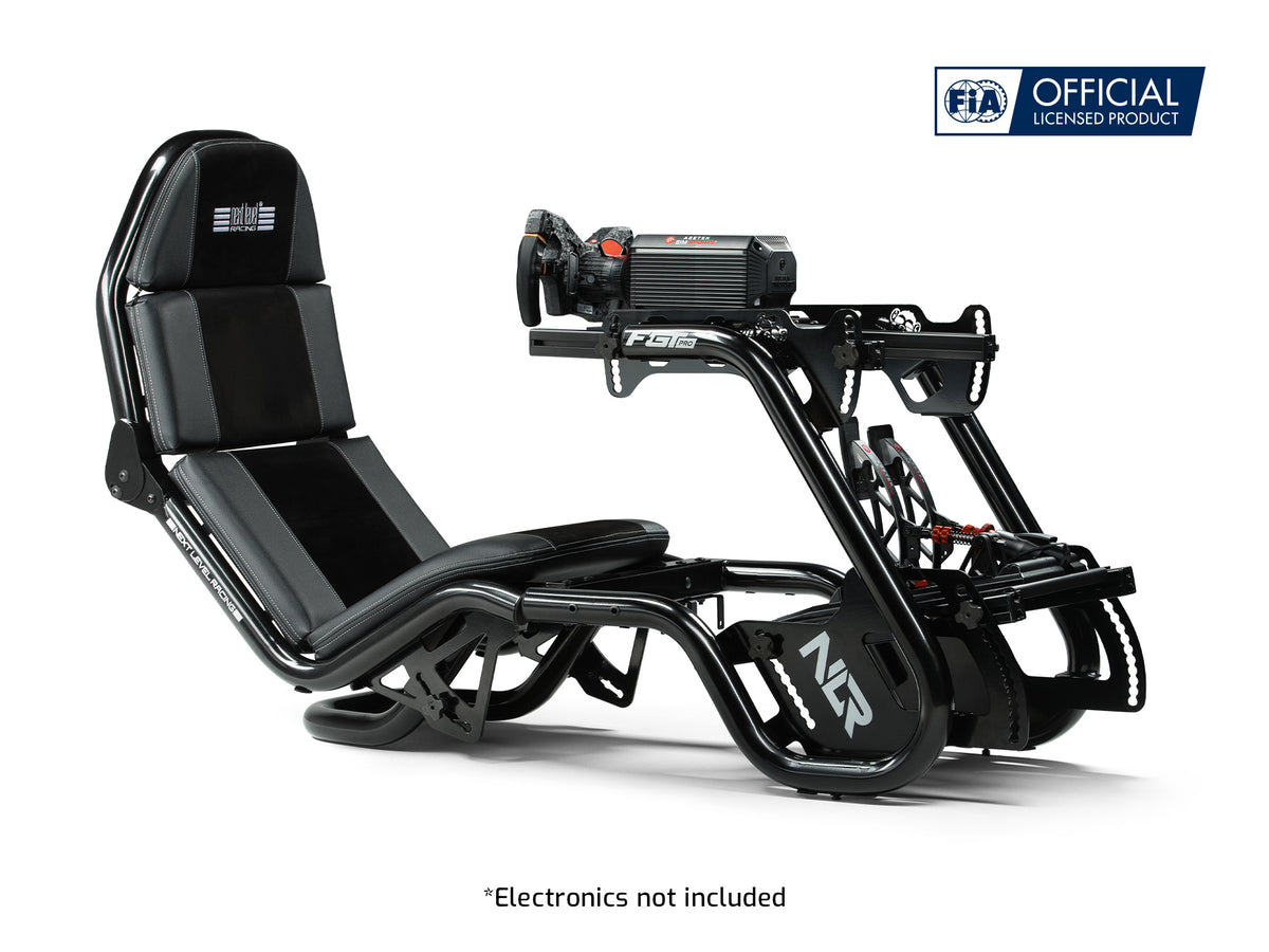 Next Level Racing® F-GT Pro Formula and GT Racing Simulator Cockpit- Black Edition