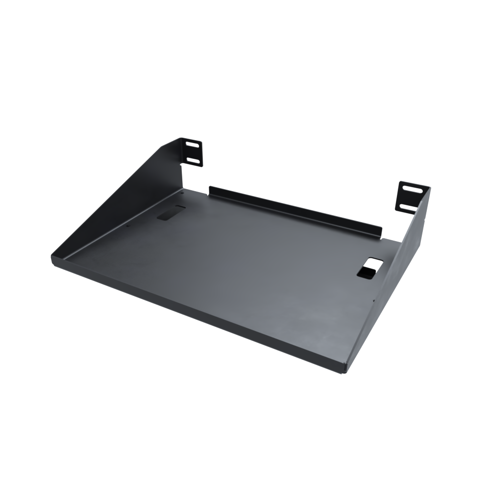 Speednation PC shelf and integrated cable management box