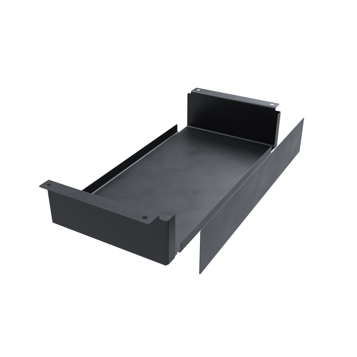 Speednation PC Shelf + Intergrated Cable Box V2 - BLACK