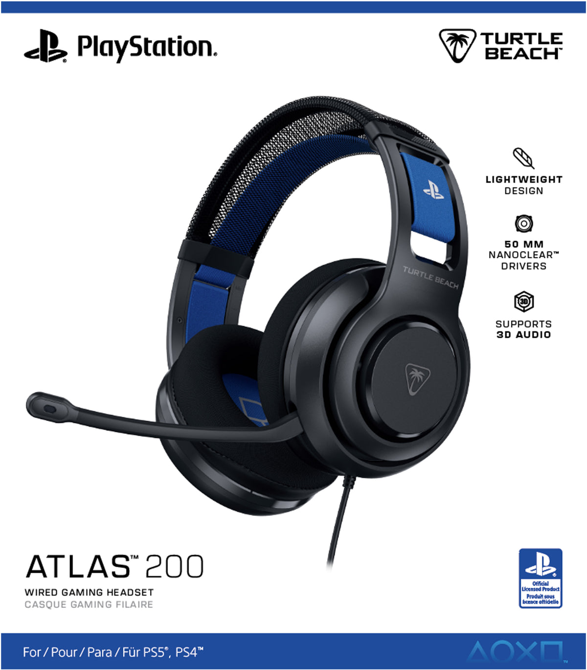 TURTLE BEACH ATLAS 200 BLACK PS