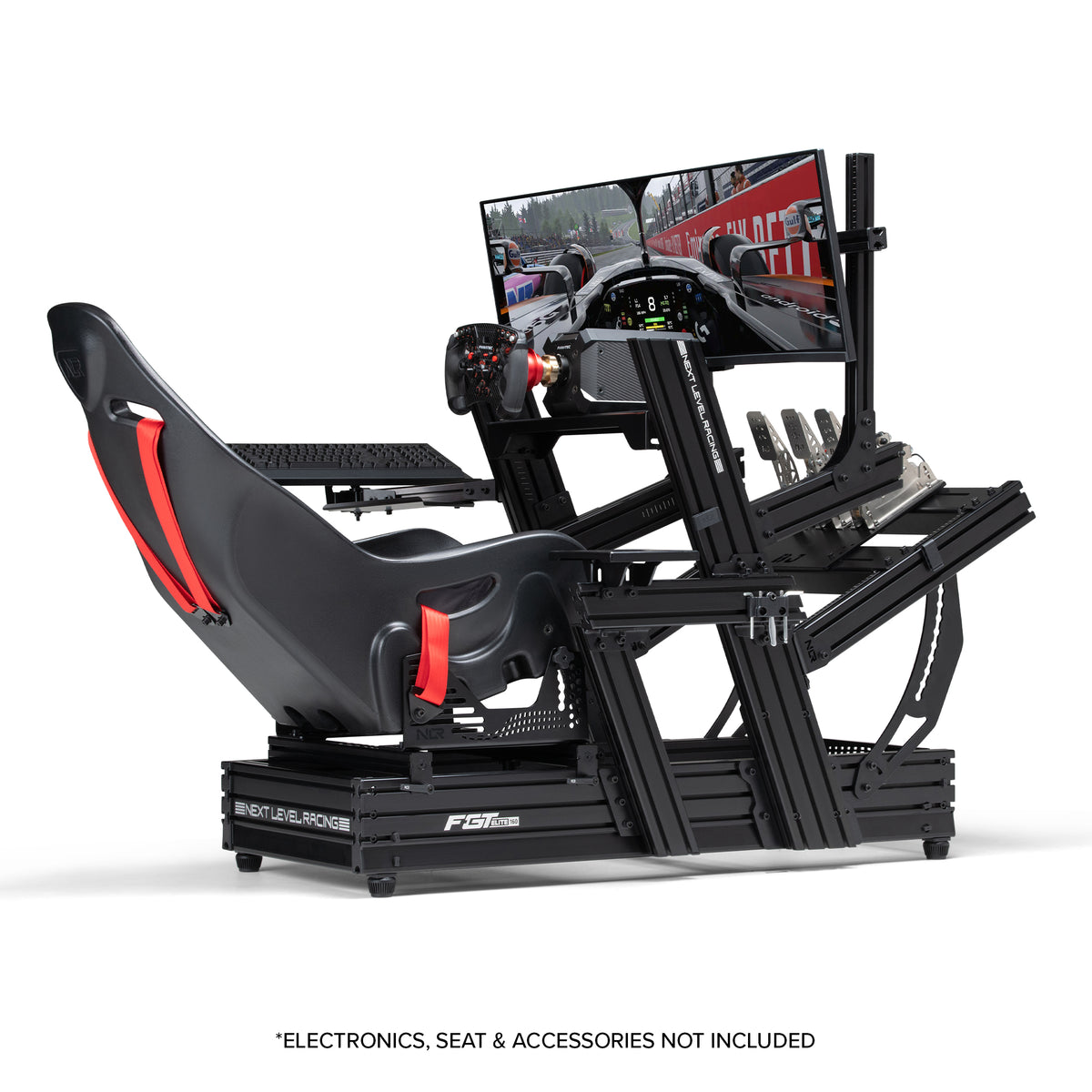Next Level Racing - F-GT 160 Cockpit- Wheel Plate Edition - Black