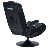 BraZen Serpent Gaming Chair - BLUE