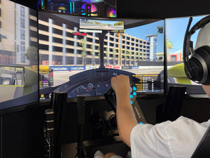 Enduro Advanced Triple-Screen Racing Simulator