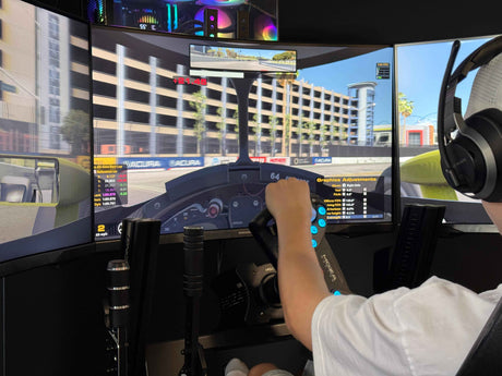 Enduro Advanced Triple-Screen Racing Simulator