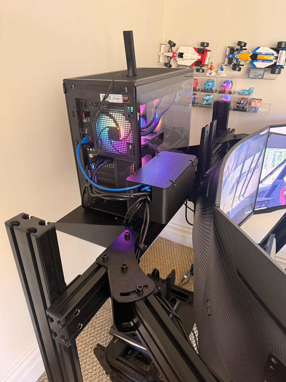 Enduro Advanced Triple-Screen Racing Simulator
