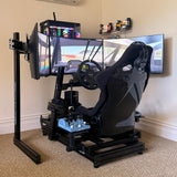 Samsung Odyssey G5 32” QHD 165Hz Curved Triple Monitor Sim Racing Bundle + NLR Elite Stand
