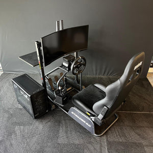 Vortex simulator cockpit and monitor