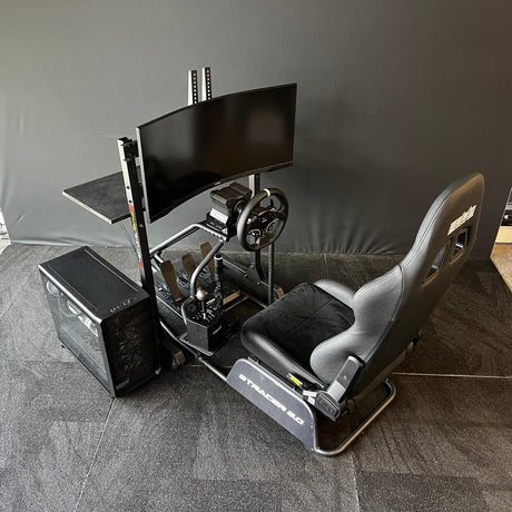 Vortex simulator cockpit and monitor
