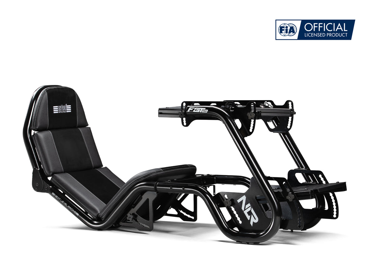 Next Level Racing® F-GT Pro Formula and GT Racing Simulator Cockpit- Black Edition