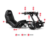 Next Level Racing® F-GT Pro Formula and GT Racing Simulator Cockpit- Black Edition