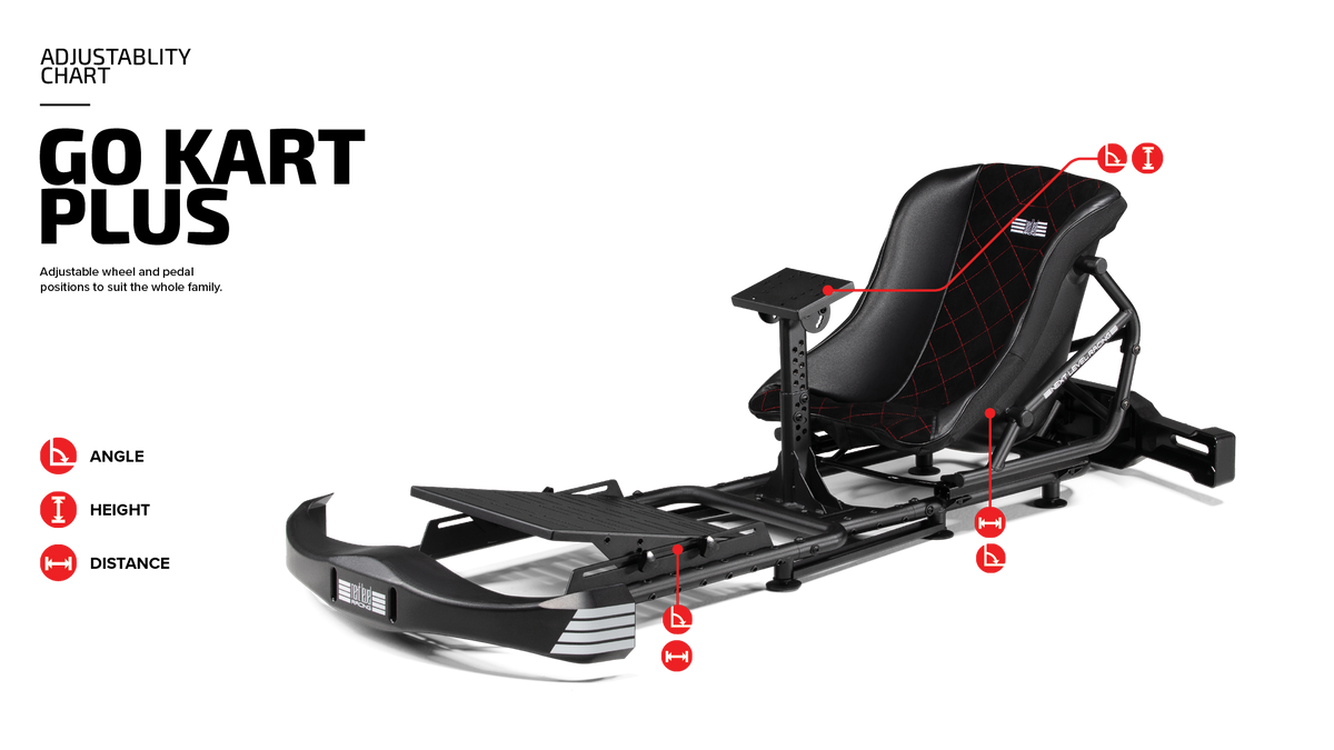 Next Level Racing® Go Kart Plus Simulator Cockpit