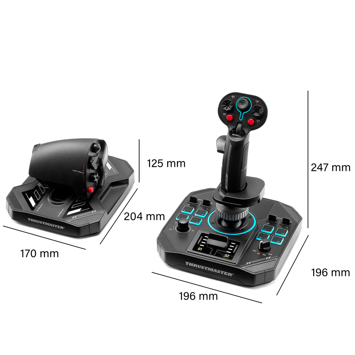 Thrustmaster Sol-R 4 HOTAS - Joystick and Throttle for PC