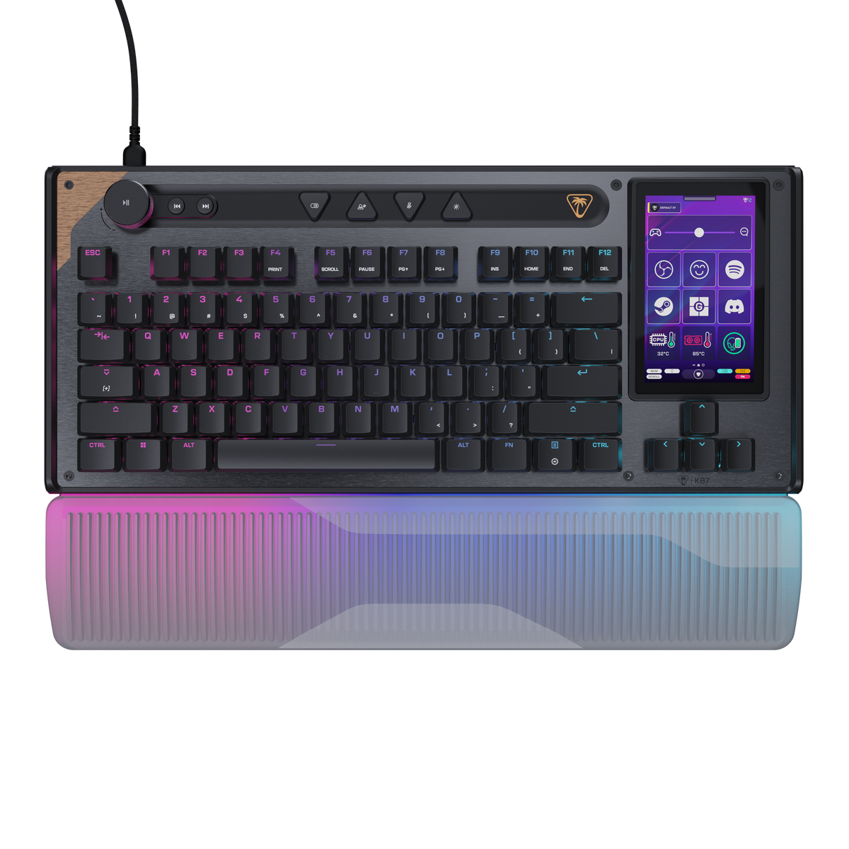 Turtle BeachÂ® Command Series KB7 TKL Wired Gaming Keyboard â€“ Black - image 2