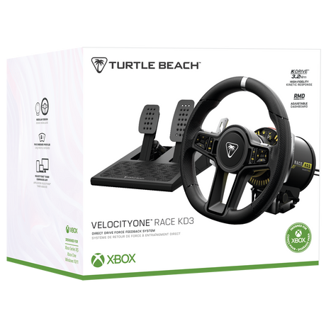 TURTLE BEACH VelocityOne™ Race KD3 Racing Wheel & Pedals