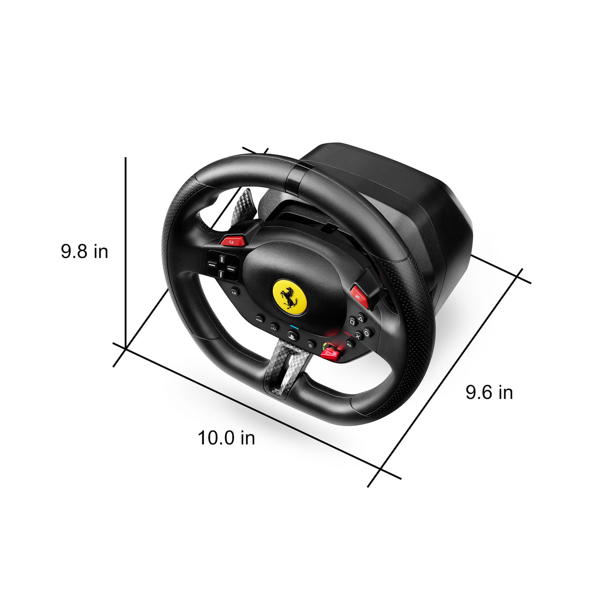 Thrustmaster T98 Ferrari 296 GTB, Racing Wheel for PS5, PS4, PC
