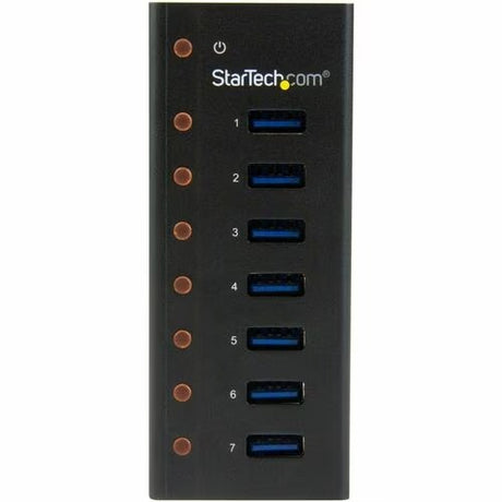 StarTech.com 7 Port USB 3.0 Hub - 5Gbps - Desktop or Wall-mountable Metal Enclosure