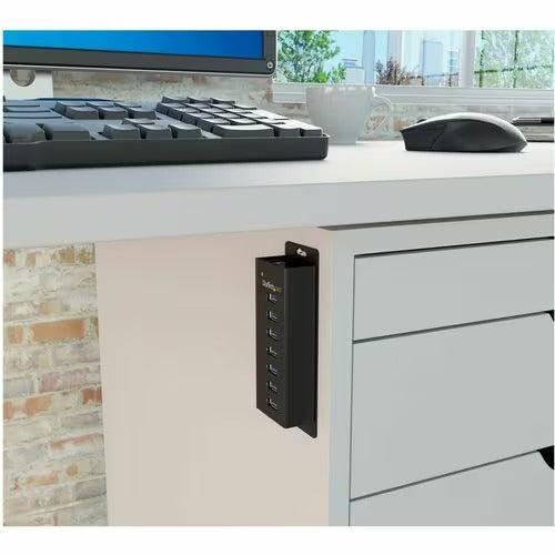 StarTech.com 7 Port USB 3.0 Hub - 5Gbps - Desktop or Wall-mountable Metal Enclosure