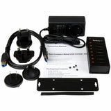 StarTech.com 7 Port USB 3.0 Hub - 5Gbps - Desktop or Wall-mountable Metal Enclosure