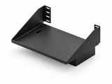 Speednation updated PC shelf in textured black, front three-quarter view. AI-enhanced CAD visualisation.