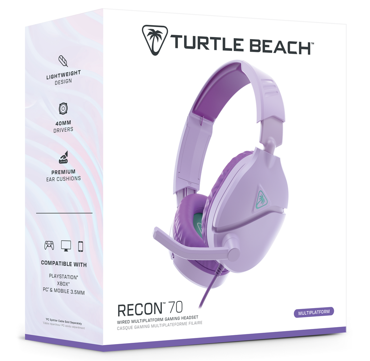 Turtle Beach® Recon 70 Lavender Gaming Headset image 2