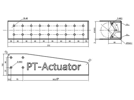 PT Actuators - 3 DOF Scorpion Super Actuators (EX DEMO)
